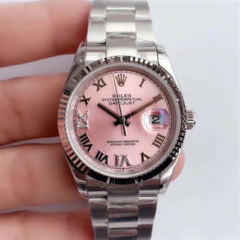 rolex lady datejust 41 pink face